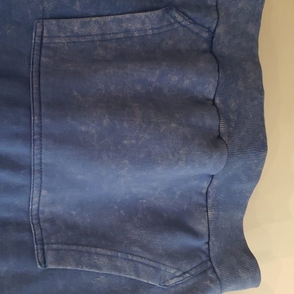 Pac-man Hoodie Blue pac-man 1980 Washout Blue Men's Large - Picture 5 of 14